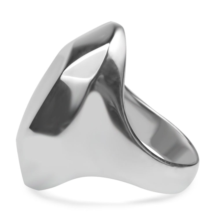 Estate PAGE Estate | Estate Sterling Silver Geometrical Dome Ring