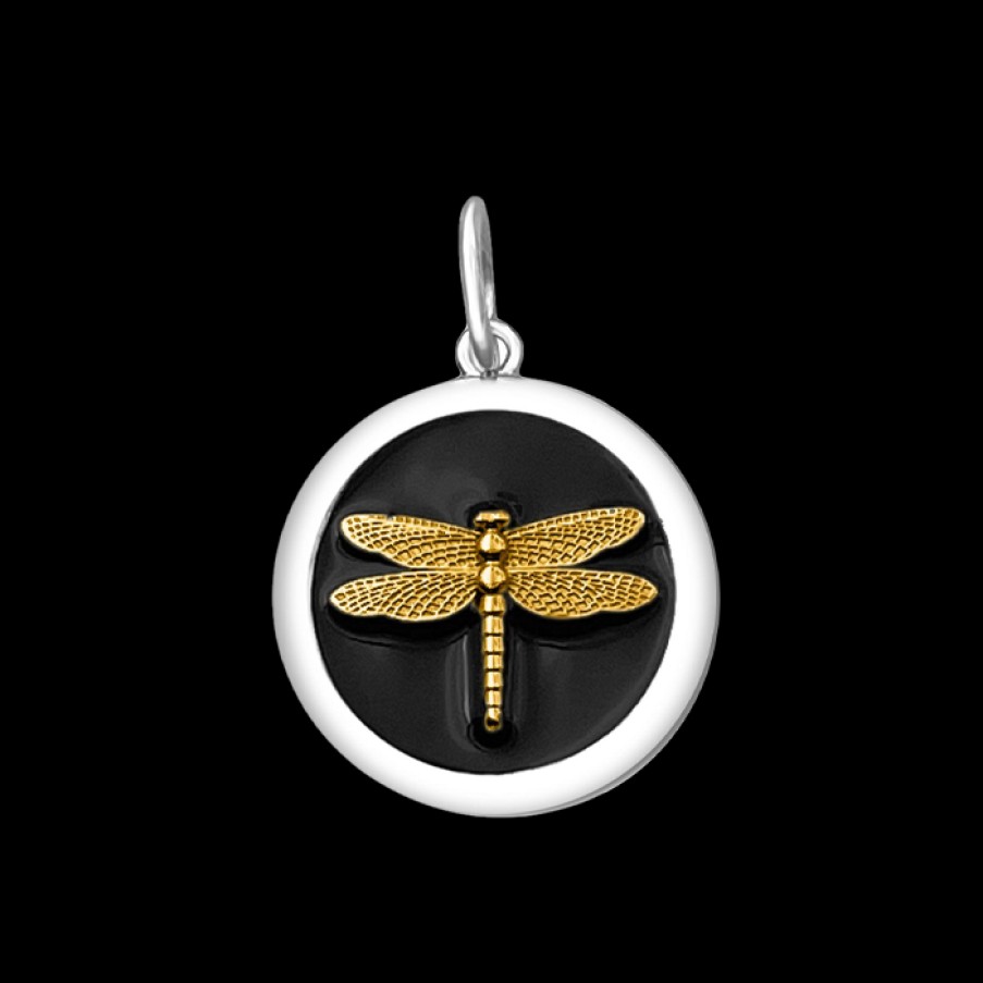 Jewelry LOLA Pendants | Lola Dragonfly - Black And Gold