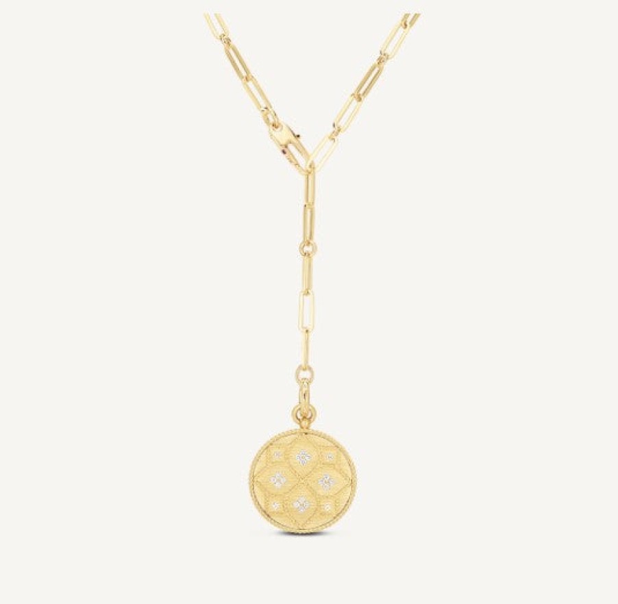 Jewelry Roberto Coin Diamond Necklaces & Pendants | Roberto Coin Venetian Princess 18K Yellow Gold Necklace