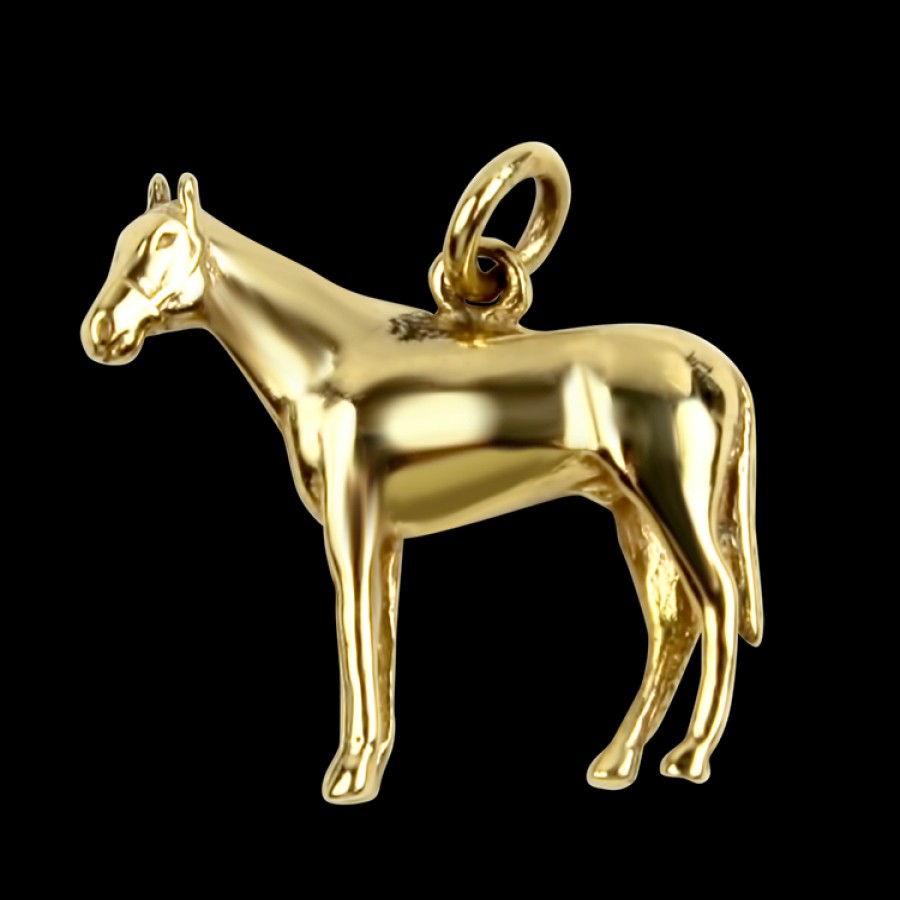 Estate PAGE Estate | Estate 14K Yellow Gold Horse Pendant