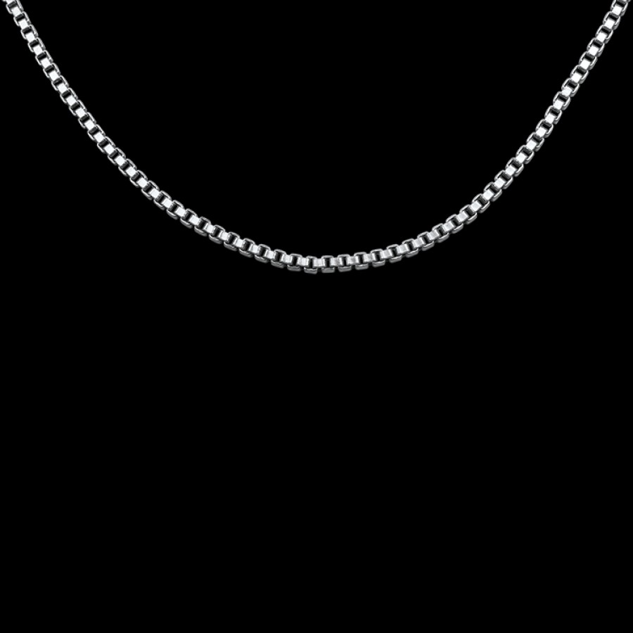 Estate PAGE Estate | Estate Sterling Silver Box Chain 23"