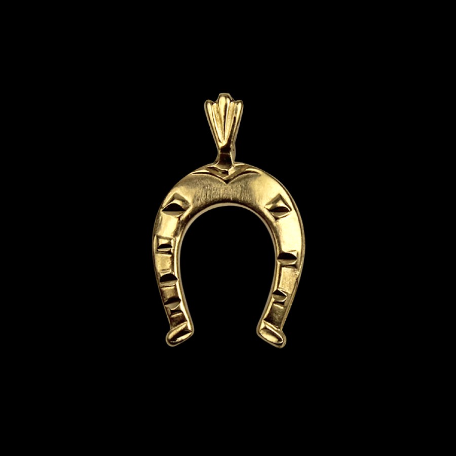 Estate PAGE Estate | Estate 14K Yellow Gold Horseshoe Pendant