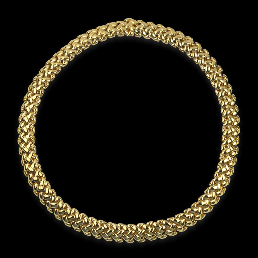 Estate PAGE Estate | Estate 14K Yellow Gold Woven Necklace