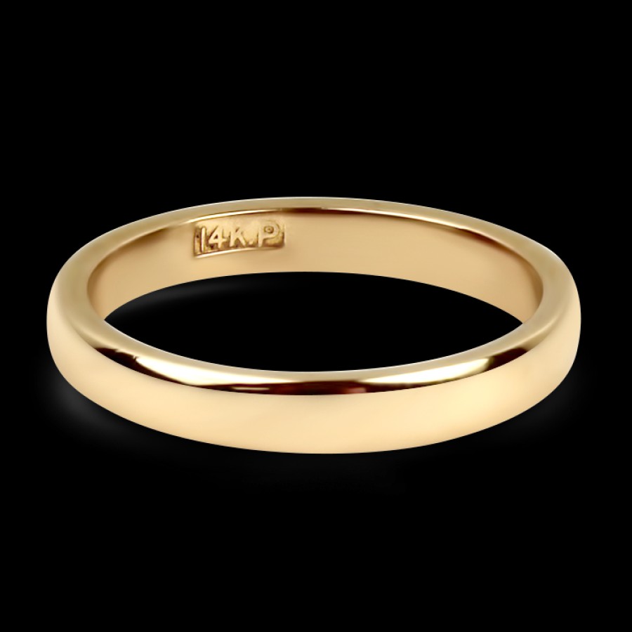 Estate PAGE Estate | Estate 14K Yellow Gold Half Round Band