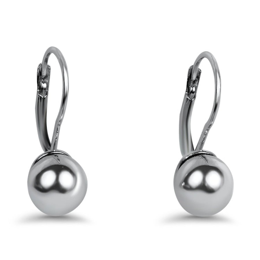 Jewelry Springer's Collection Dangle & Drop Earrings | Sterling Silver Ball Drop Earrings