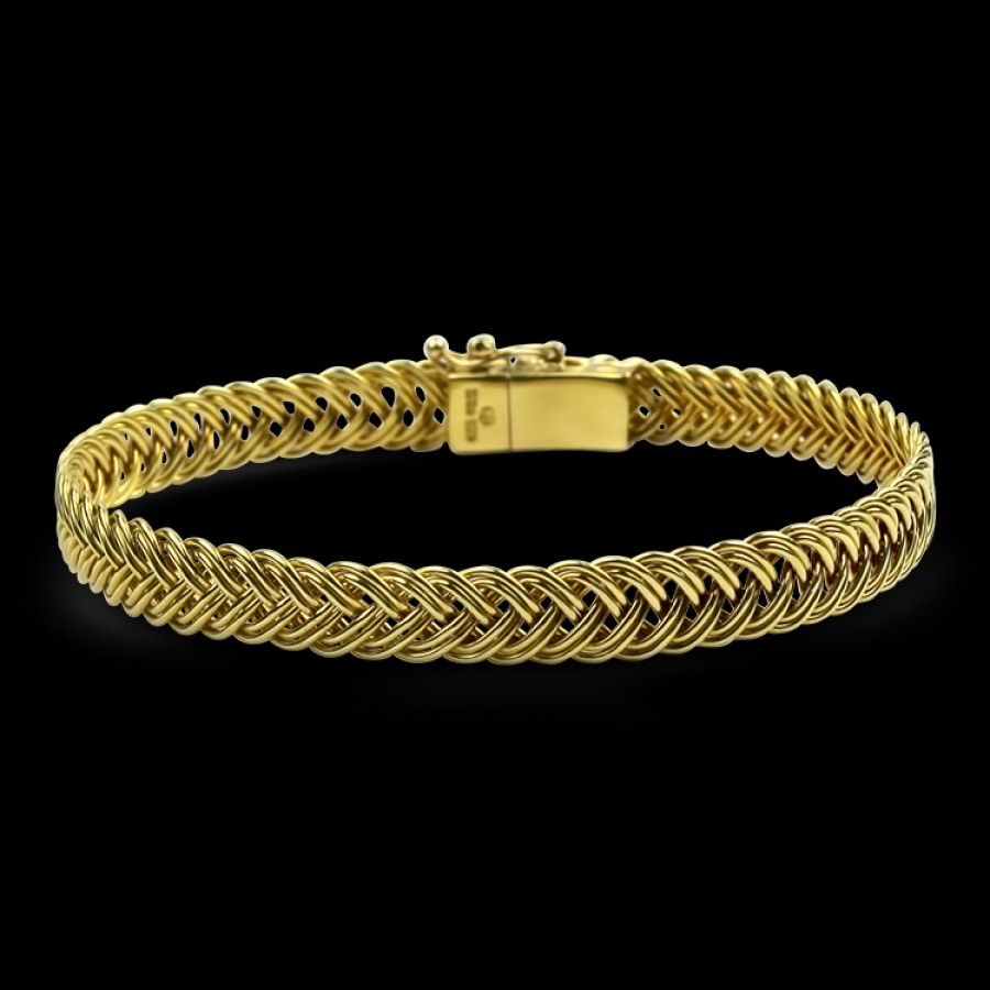 Estate Estate AGA Correa | Estate 18K Yellow Gold "Houdini" A.G.A. Correa Bracelet