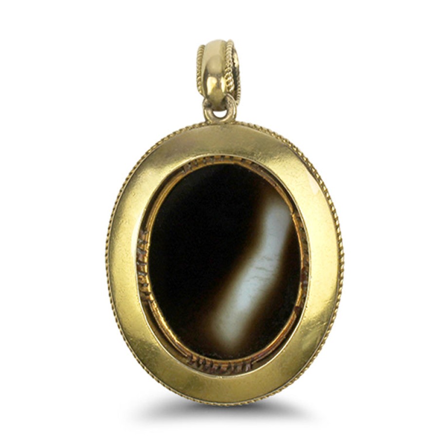 Estate PAGE Estate | Estate Victorian Banded Agate Pendant