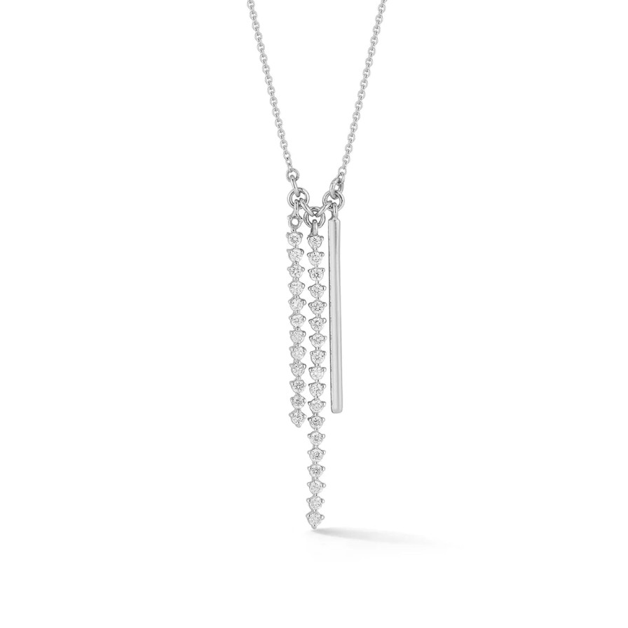 Jewelry Dana Rebecca Designs Diamond Necklaces & Pendants | Dana Rebecca Designs Vivian Lily Trio Charm Diamond Necklace - White G