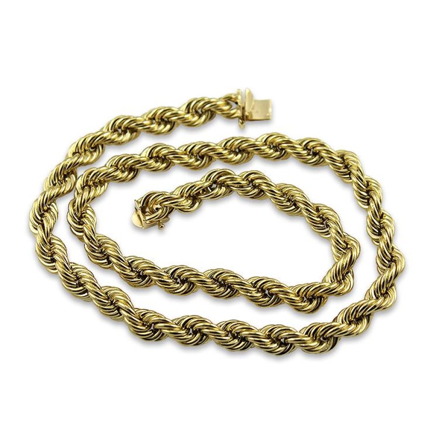 Estate PAGE Estate | Estate Gold Rope Chain 19" Necklace