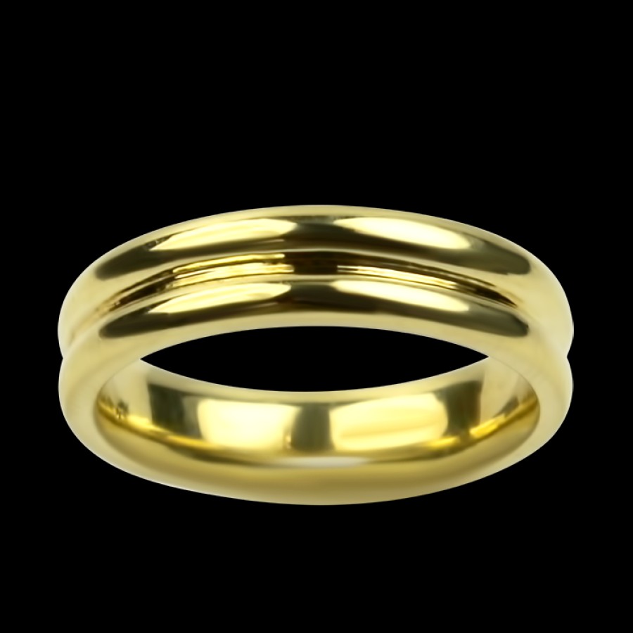 Estate PAGE Estate | Estate 18K Yellow Gold Ridged Band