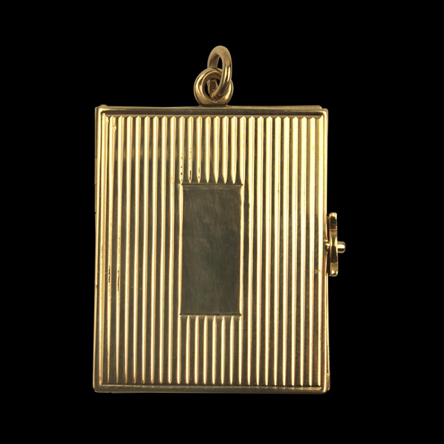 Estate Estate Tiffany & Co. | Estate Tiffany & Co. 14K Yellow Picture Book Pendant