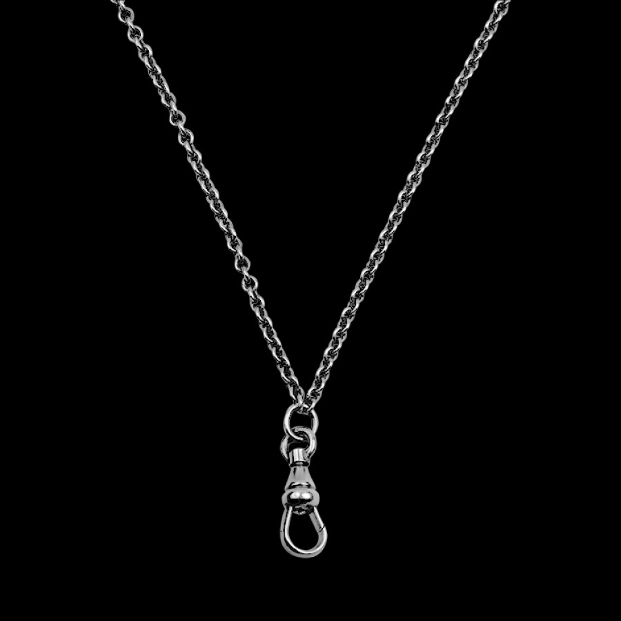 Estate PAGE Estate | Estate Sterling Silver Watch Chain