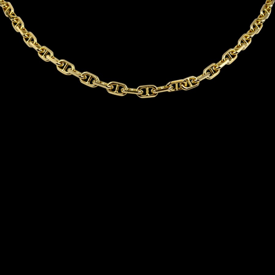 Estate PAGE Estate | Estate 14K Yellow Gold Mariner Anchor Link 24" Chain