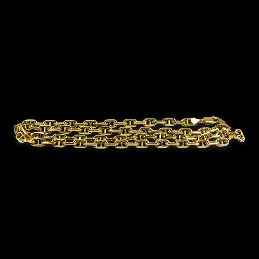 Estate PAGE Estate | Estate 14K Yellow Gold Mariner Anchor Link 24" Chain