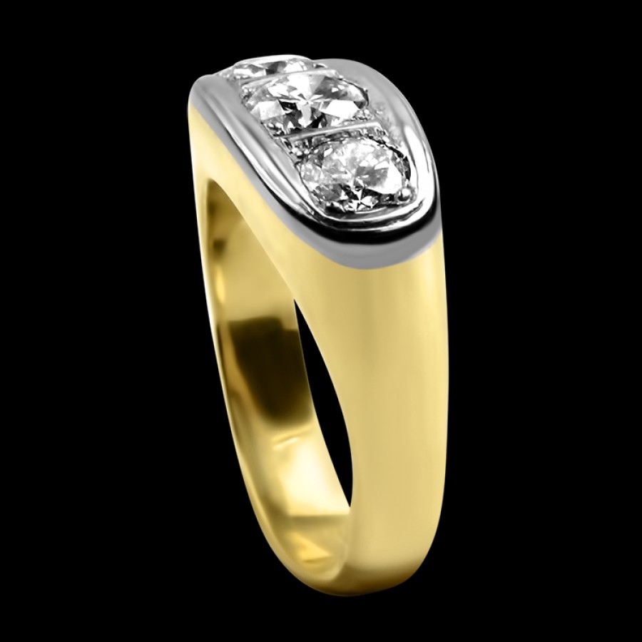 Estate PAGE Estate | Estate 14K Two-Toned Diamond Ring