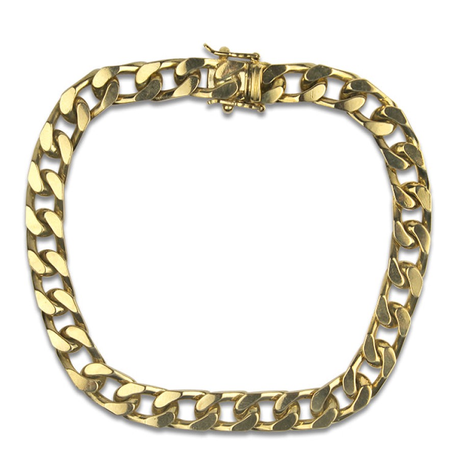 Estate PAGE Estate | Estate 18K Yellow Gold Curb Link Bracelet