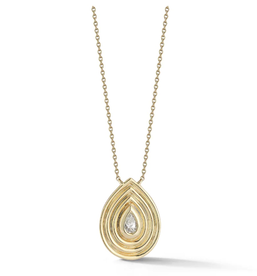 Jewelry Dana Rebecca Designs Diamond Necklaces & Pendants | Dana Rebecca Designs "Nana Bernice Teardrop" Necklace