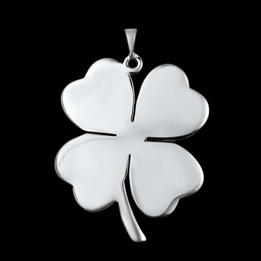 Estate PAGE Estate | Estate Sterling Silver Four-Leaf Clover Pendant