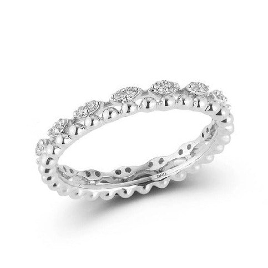 Jewelry Dana Rebecca Designs Diamond Rings | Dana Rebecca Designs Poppy Rae Pebble And Marquise Eternity Ring- Whit