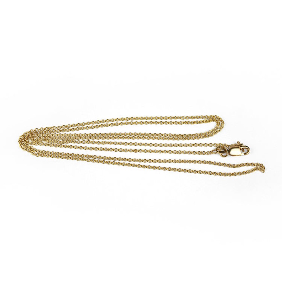 Estate PAGE Estate | Estate Yellow Gold Cable Link Chain 30" Necklace