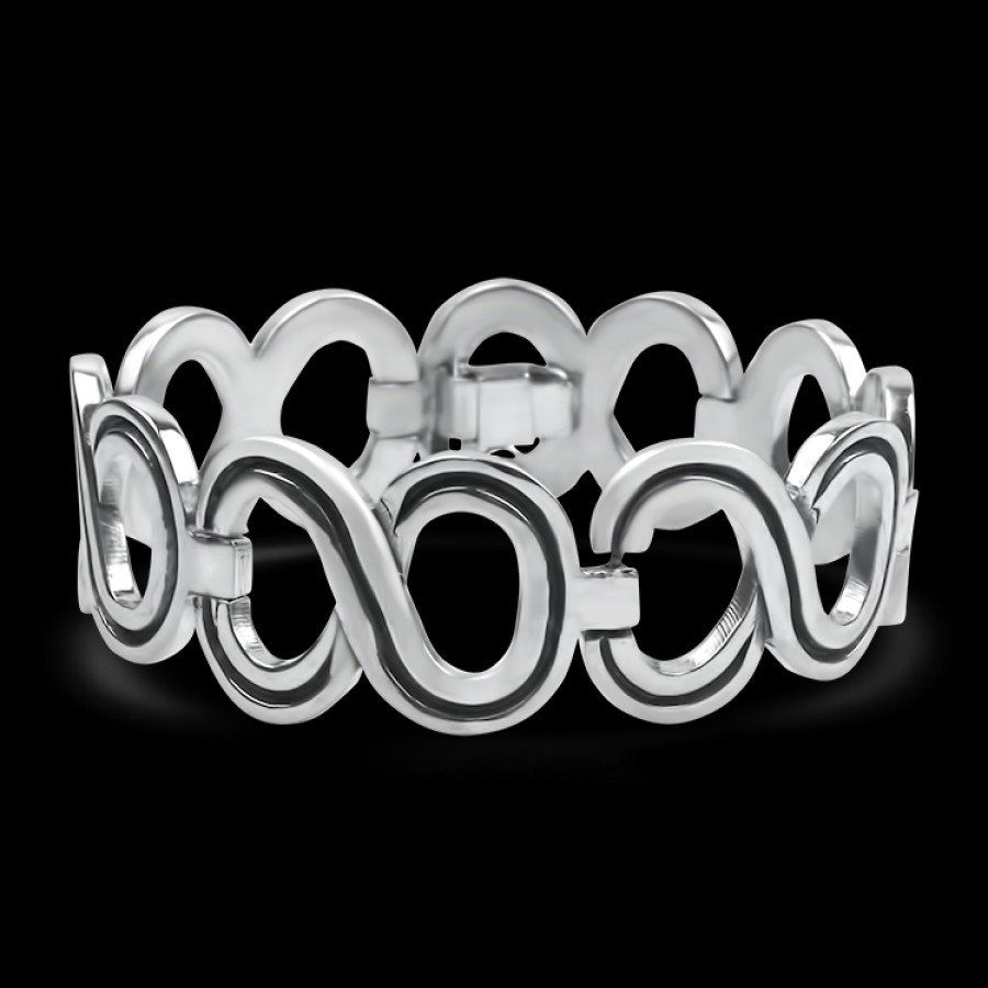 Estate PAGE Estate | Estate Sterling Silver Infinity Link Bracelet