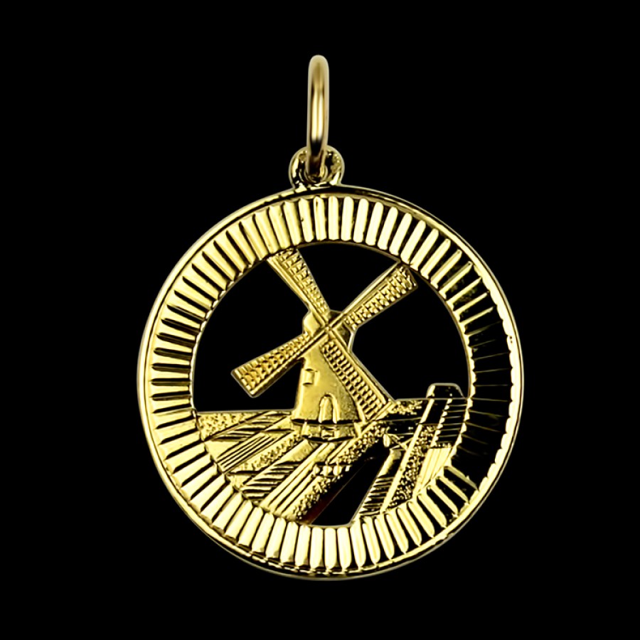 Estate PAGE Estate | Estate 14K Yellow Gold Windmill Charm/Pendant