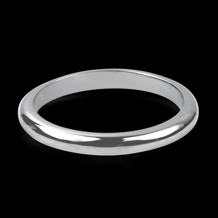 Estate PAGE Estate | Estate Platinum Half Round Band