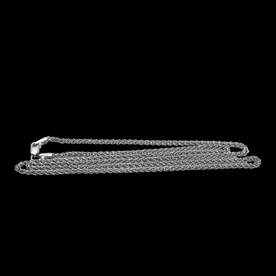 Estate PAGE Estate | Estate 14K White Gold Braided Link 20" Chain