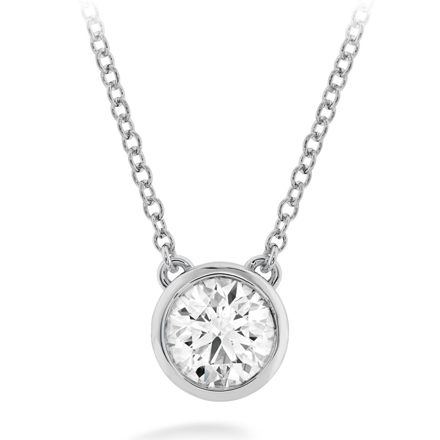 Jewelry Hearts on Fire Diamond Necklaces & Pendants | Hearts On Fire Hof Classic Bezel Solitaire Pendant