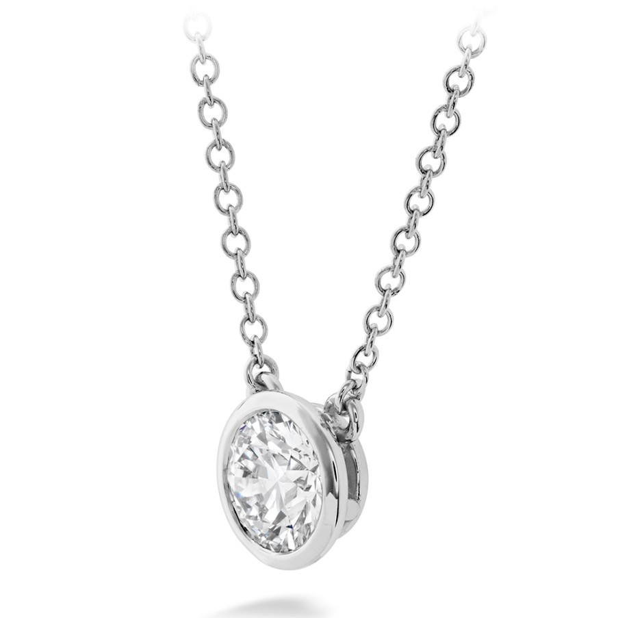 Jewelry Hearts on Fire Diamond Necklaces & Pendants | Hearts On Fire Hof Classic Bezel Solitaire Pendant