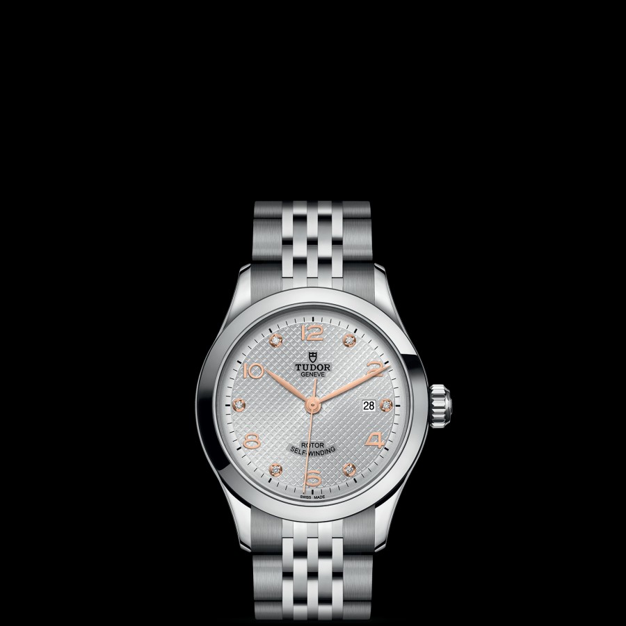 Watches TUDOR | Tudor 1926 28Mm Steel Case, Diamond-Set Dial (M91350-0003)