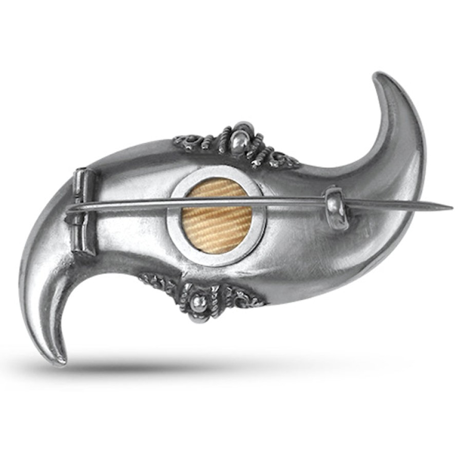 Estate PAGE Estate | Estate Victorian Etruscan Revival Double Horn Brooch