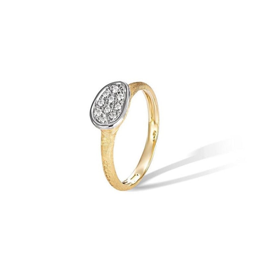 Jewelry Marco Bicego Diamond Rings | Marco Bicego Lunaria Pave Diamond Fashion Ring