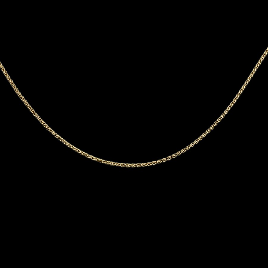 Estate PAGE Estate | Estate 14K Yellow Gold Spiga Link 16" Chain Necklace