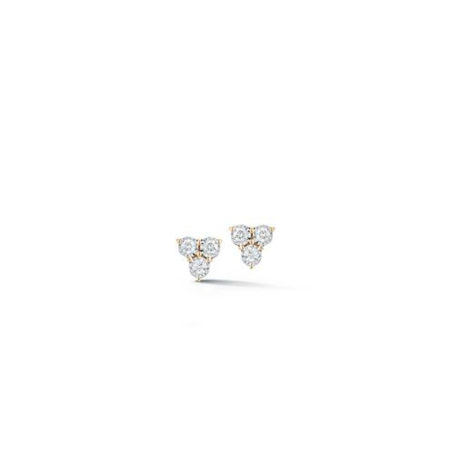 Jewelry Dana Rebecca Designs Diamond Earrings | Dana Rebecca Designs Ava Bea Trio Diamond Studs - Yellow Gold