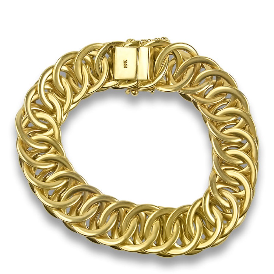 Estate PAGE Estate | Estate 14K Yellow Gold Circle Link Bracelet