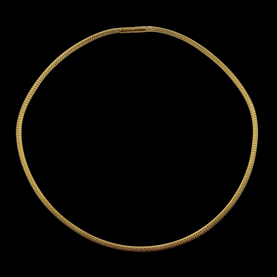 Estate PAGE Estate | Estate 18K Yellow Gold Woven Collar Necklace 18"