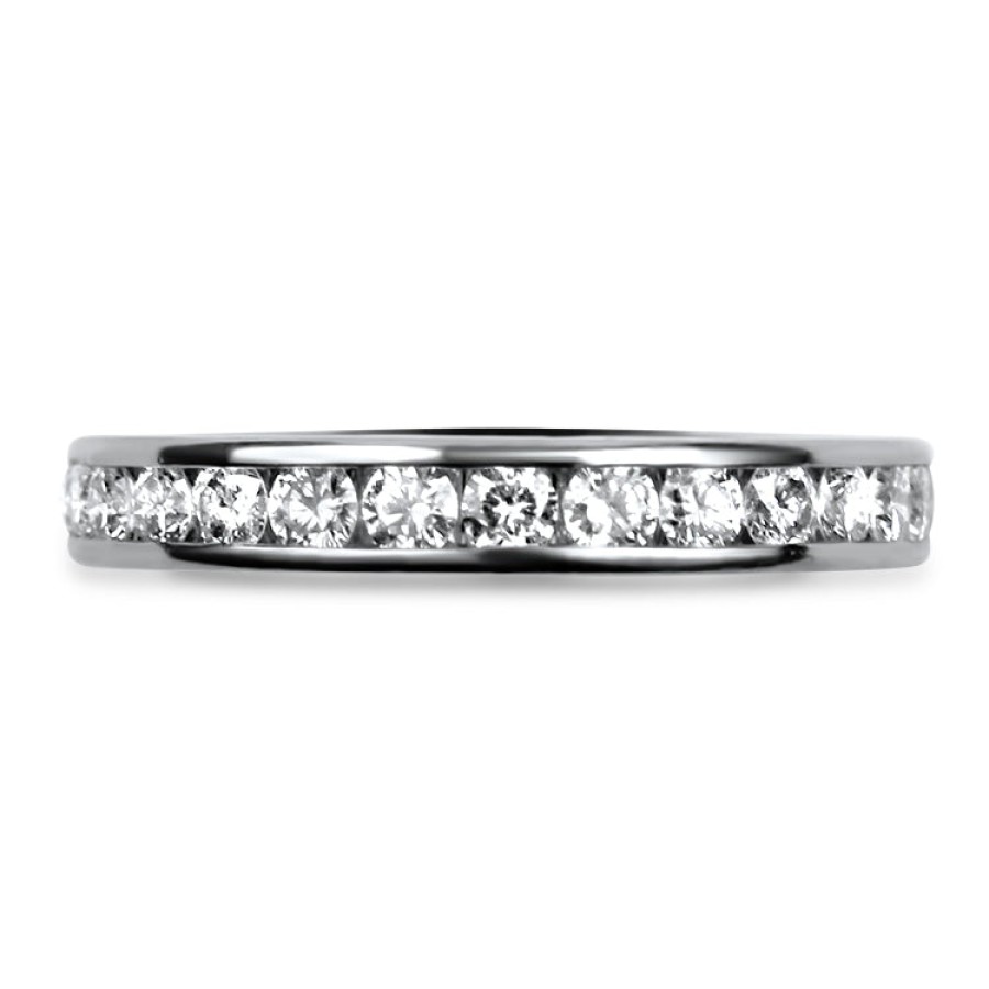 Estate PAGE Estate | Estate Platinum Kwiat Diamond Channel Set Eternity Band