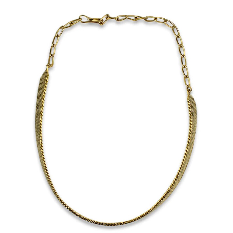 Estate PAGE Estate | Estate 18K Yellow Gold Weave Collar Necklace