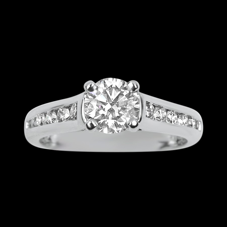 Estate PAGE Estate | Estate Platinum Round Brilliant Cut Diamond Engagement Ring