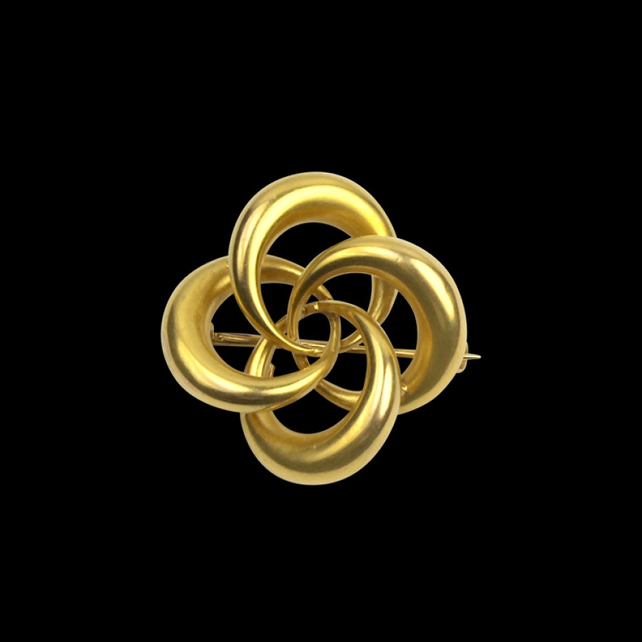 Estate PAGE Estate | Estate 14K Yellow Gold Love Knot Brooch