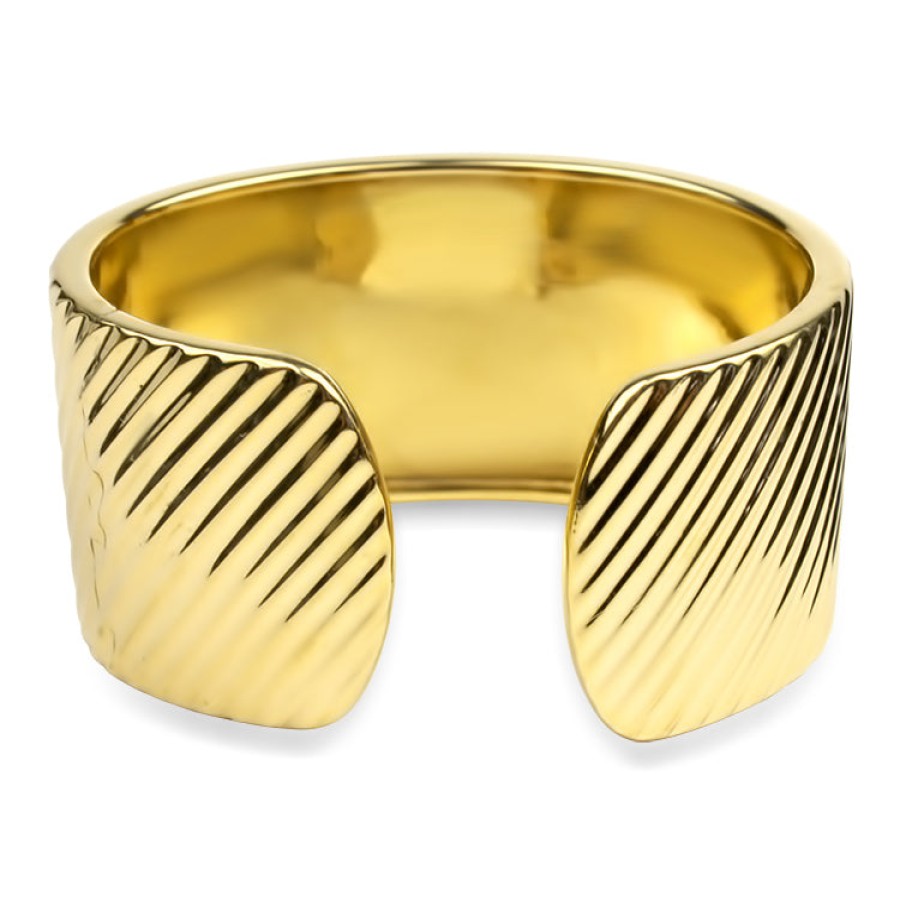 Estate PAGE Estate | Estate 18K Yellow Gold Wide Cuff Bracelet