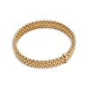 Jewelry Fope Bangle Bracelets | Fope 18K Yellow Gold "Panorama" Flex'It Bracelet With Diamond Rondel