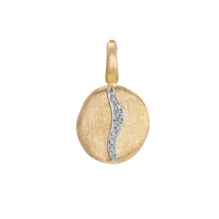 Jewelry Marco Bicego Diamond Necklaces & Pendants | Marco Bicego Jaipur 18K Yellow And White Gold Small Diamond Accent Pen