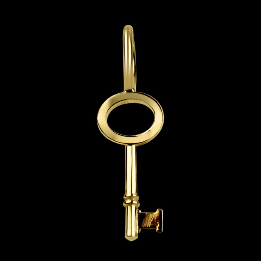 Estate PAGE Estate | Estate 14K Yellow Gold Heather B. Moore Mini Key Charm