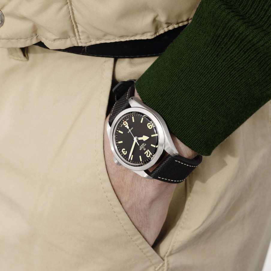 Watches TUDOR | Tudor Black Bay Ranger 39Mm Steel Case, Hybrid Rubber And Leather Brac