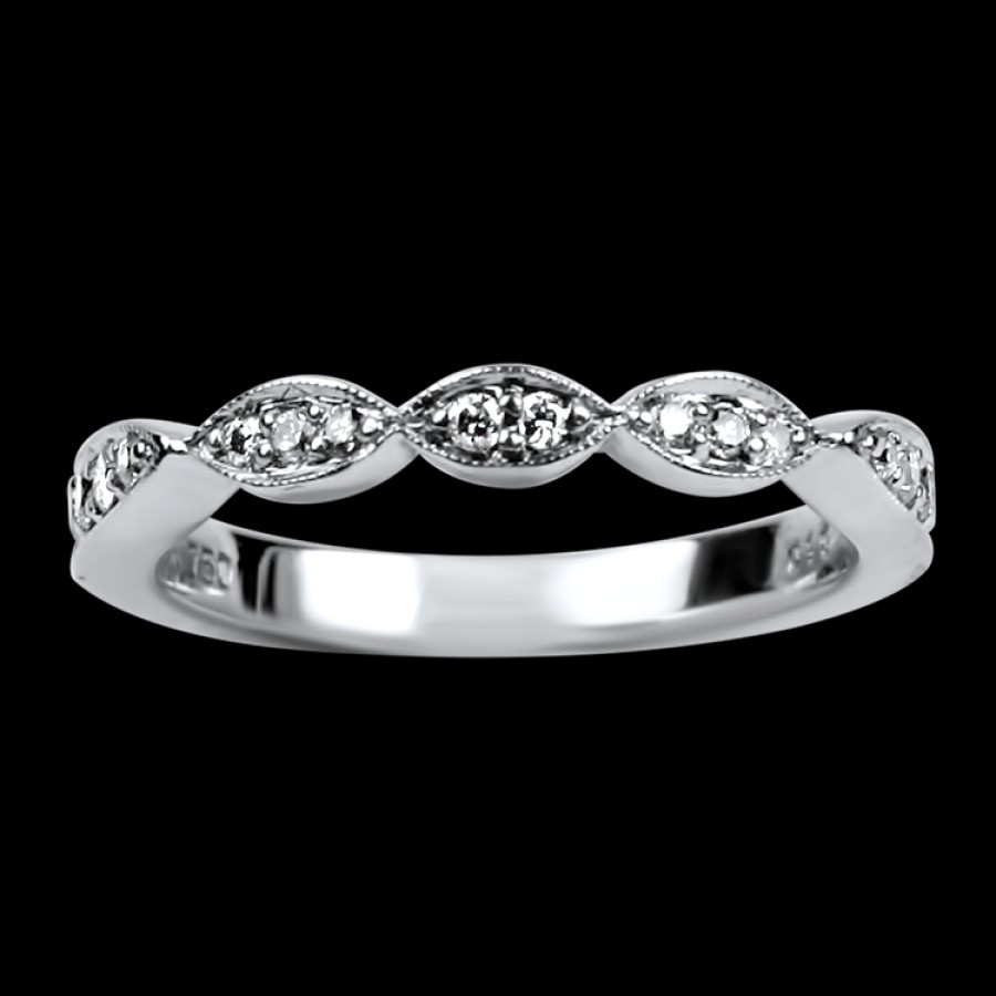 Estate PAGE Estate | Estate 18K White Gold Diamond Band