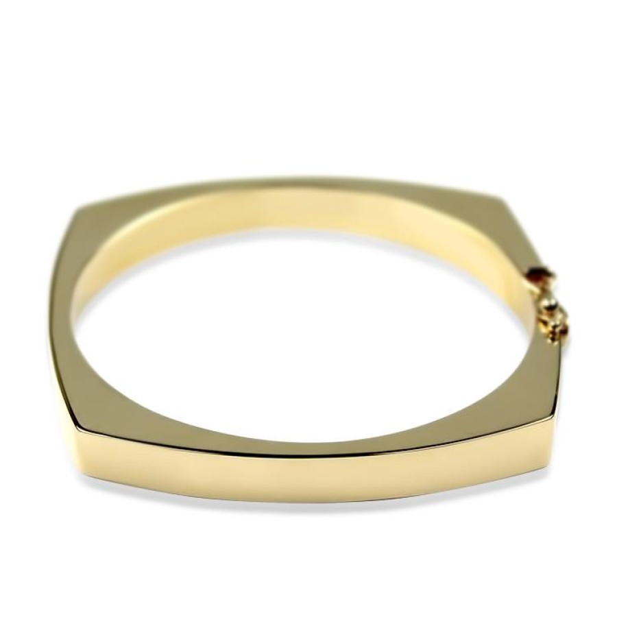 Estate PAGE Estate | Estate Rectangular Hinged Bangle Bracelet