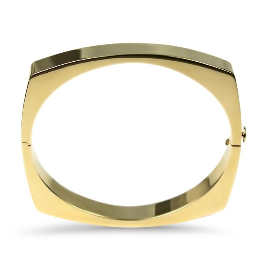 Estate PAGE Estate | Estate Rectangular Hinged Bangle Bracelet