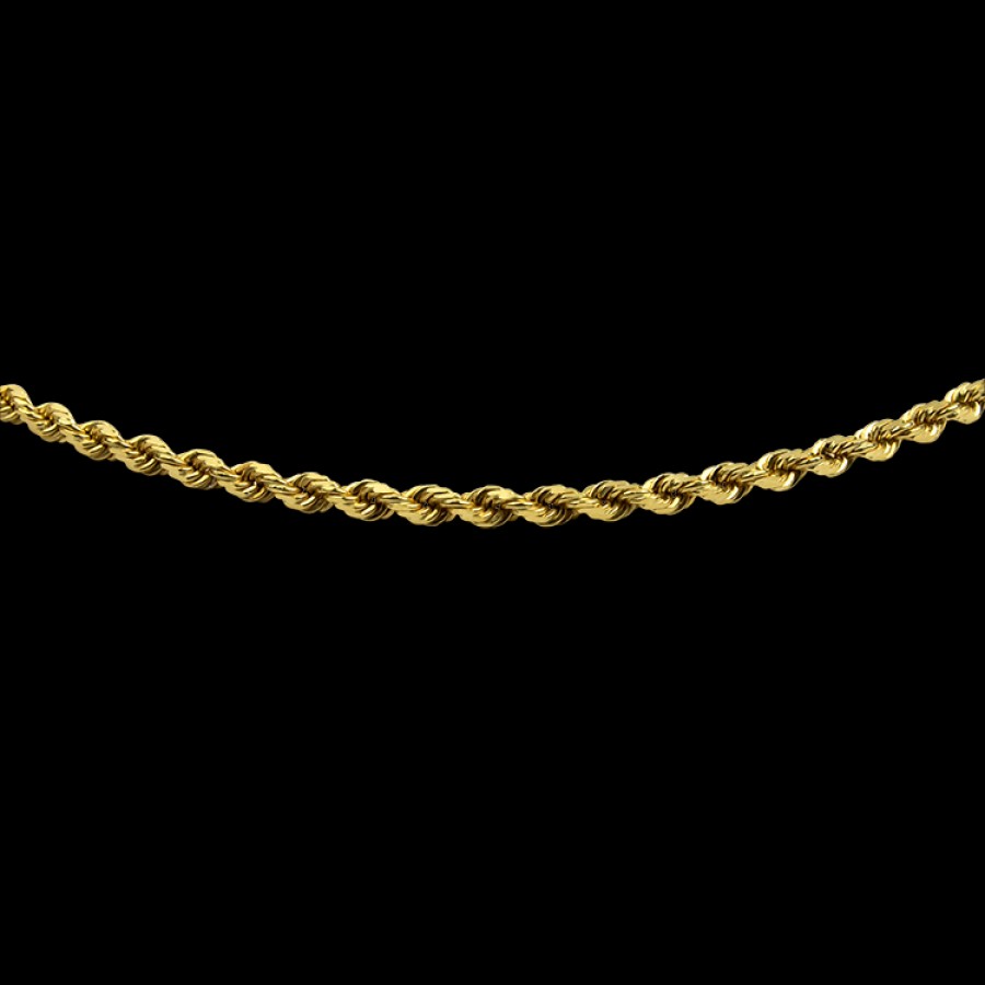 Estate PAGE Estate | Estate 18K Yellow Gold Rope Link 19.5" Chain